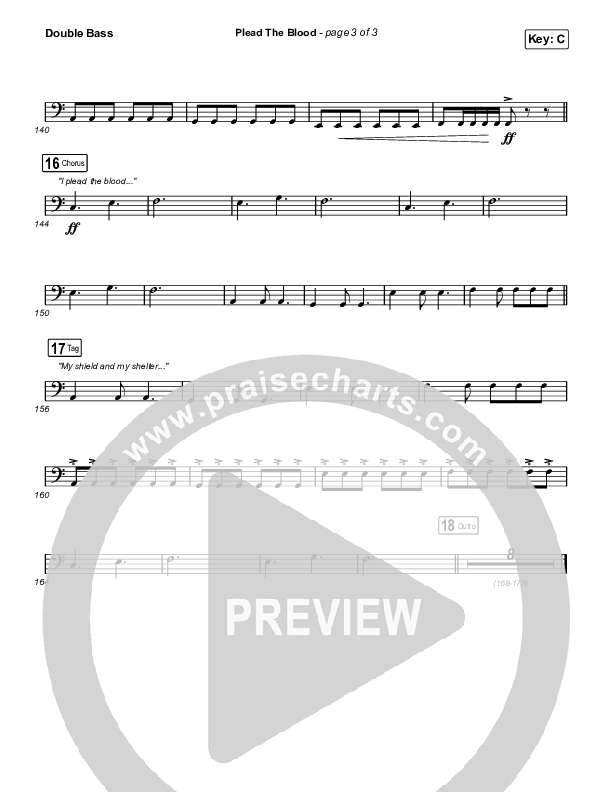 Plead The Blood String Bass (Chris Davenport / Cody Carnes / Brandon Lake)