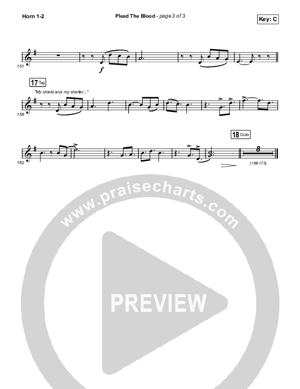 Plead The Blood Brass Pack (Chris Davenport / Cody Carnes / Brandon Lake)