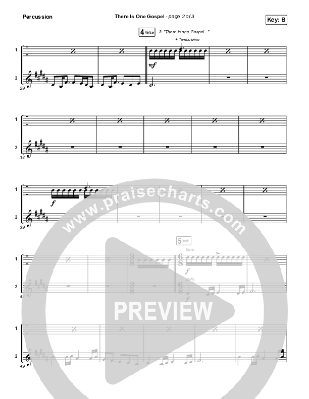 There Is One Gospel (Live) Percussion (CityAlight)