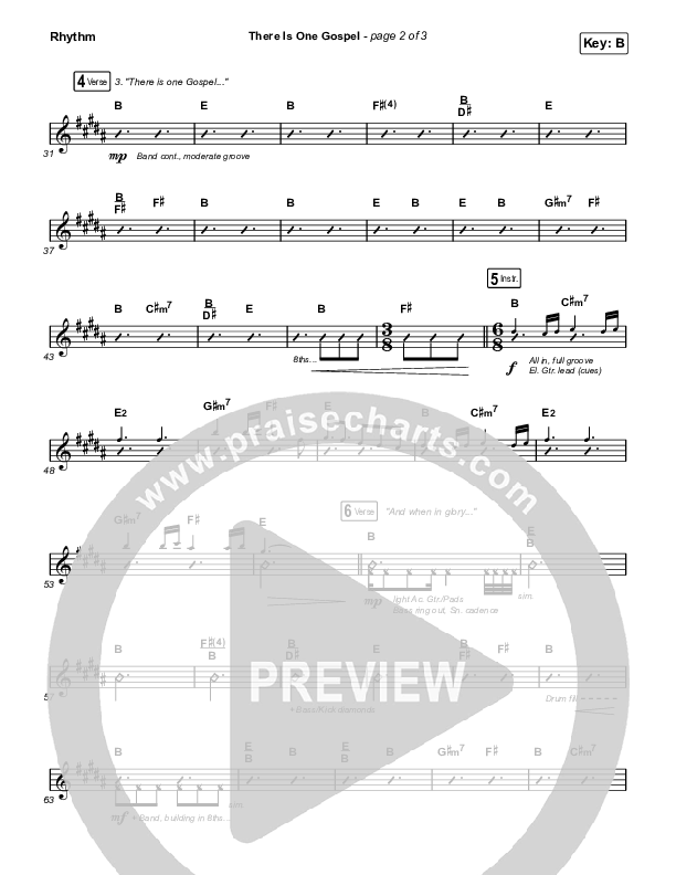 There Is One Gospel (Live) Rhythm Pack (CityAlight)