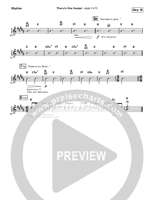 There Is One Gospel (Live) Rhythm Pack (CityAlight)