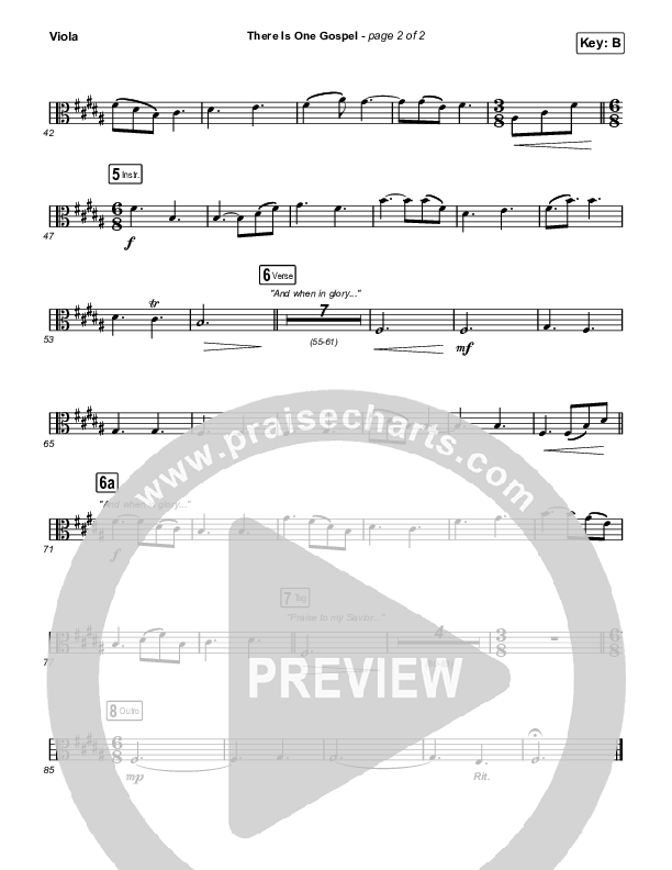 There Is One Gospel (Live) Viola (CityAlight)