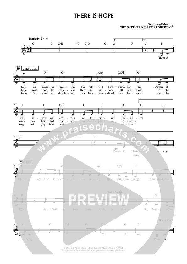 There Is Hope Live Sheet Music Pdf Cityalight Praisecharts There Is Hope Live Sheet Music Pdf Cityalight Praisecharts