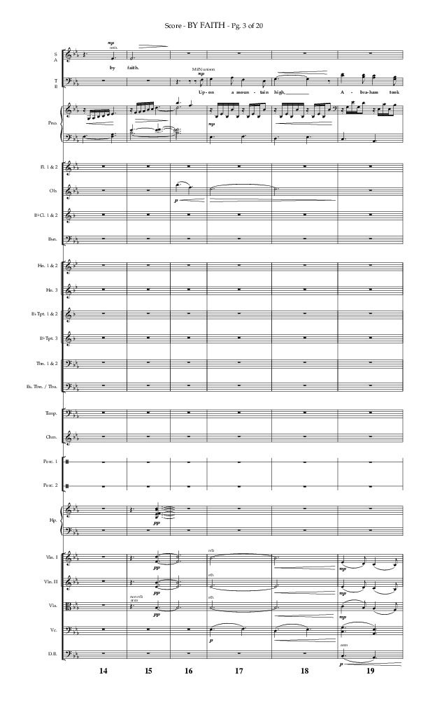 By Faith (Choral Anthem SATB) Conductor's Score (Lifeway Choral / Arr. Phillip Keveren)