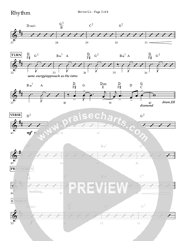 Revive Us (Choral Anthem SATB) Lead Melody & Rhythm (Lifeway Choral / Arr. Cliff Duren / Arr. Kirk Kirkland)