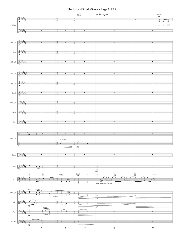 The Love Of God (Forever Mine) (Choral Anthem SATB) Conductor's Score (Semsen Music / Arr. John Bolin)