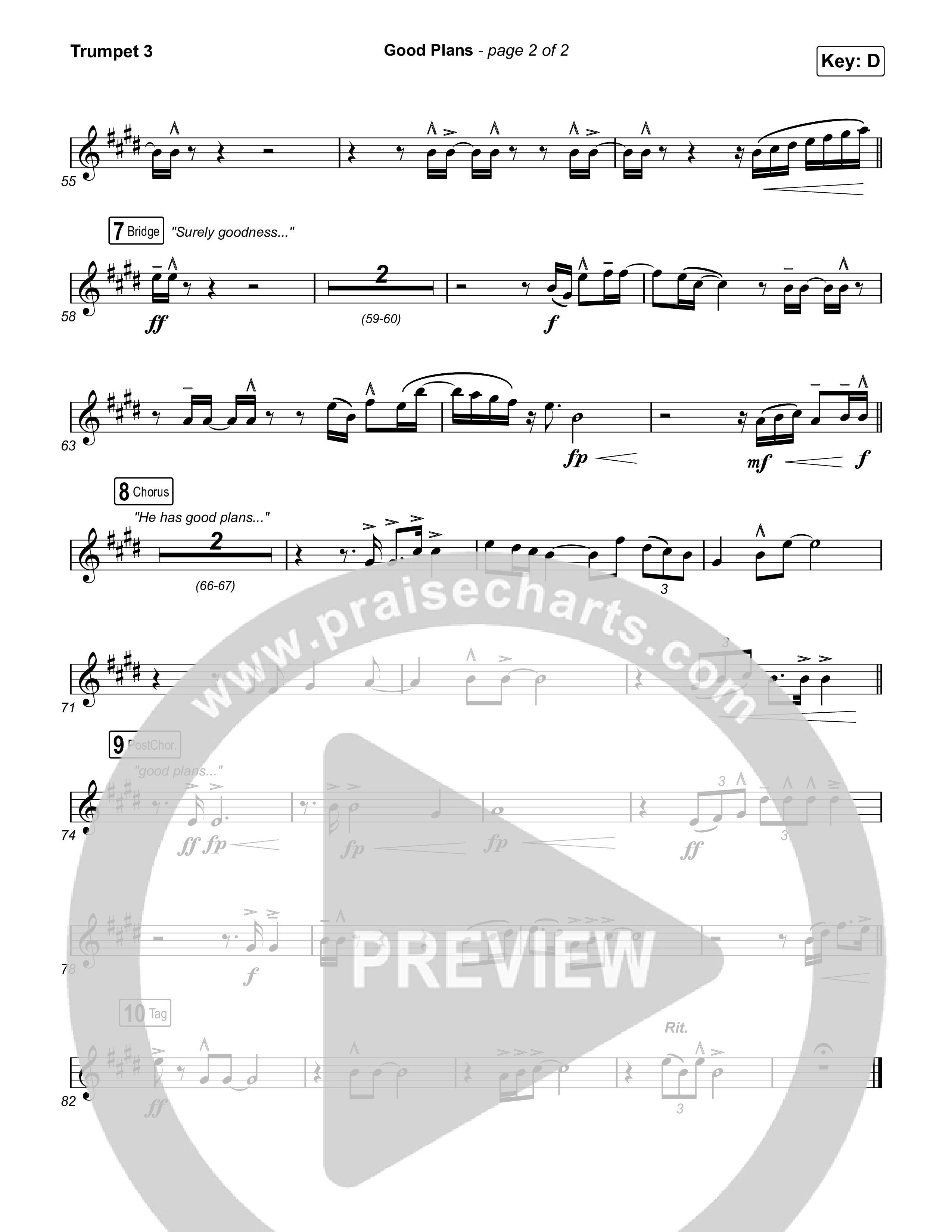 Good Plans Trumpet 3 (Red Rocks Worship)