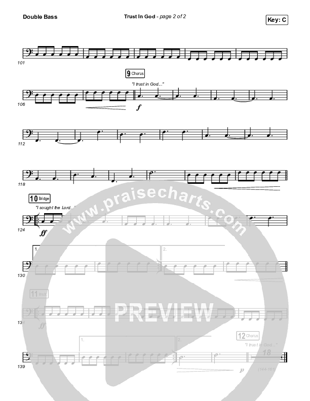 Trust In God String Bass (Elevation Worship / Chris Brown)