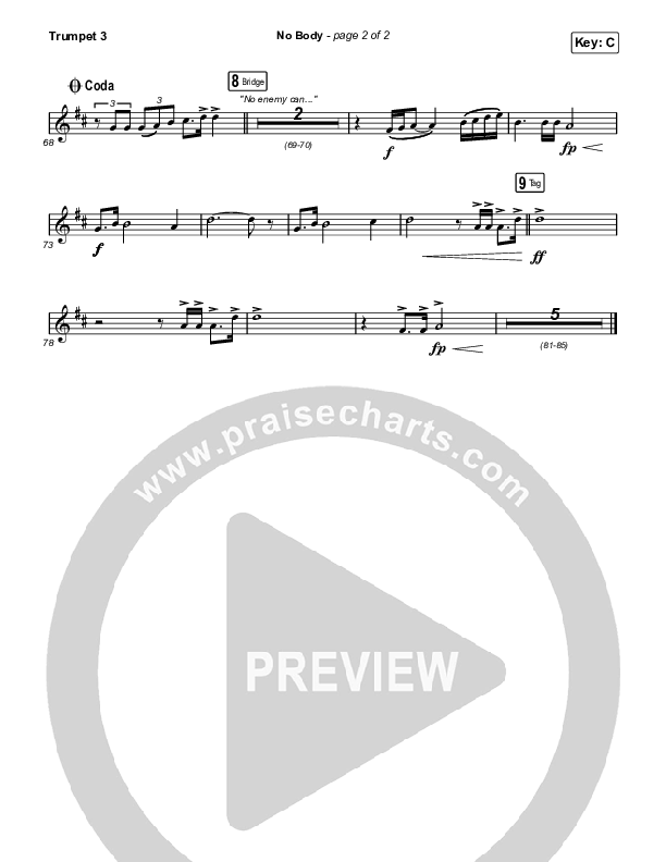 No Body Trumpet 3 (Elevation Worship / Jonsal Barrientes)