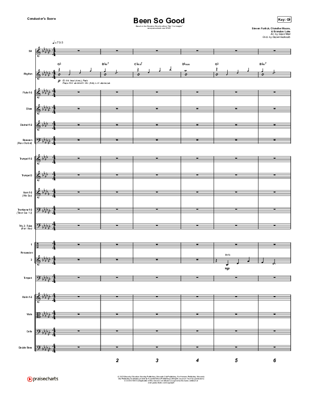 Been So Good Orchestration (Elevation Worship / Tiffany Hudson)
