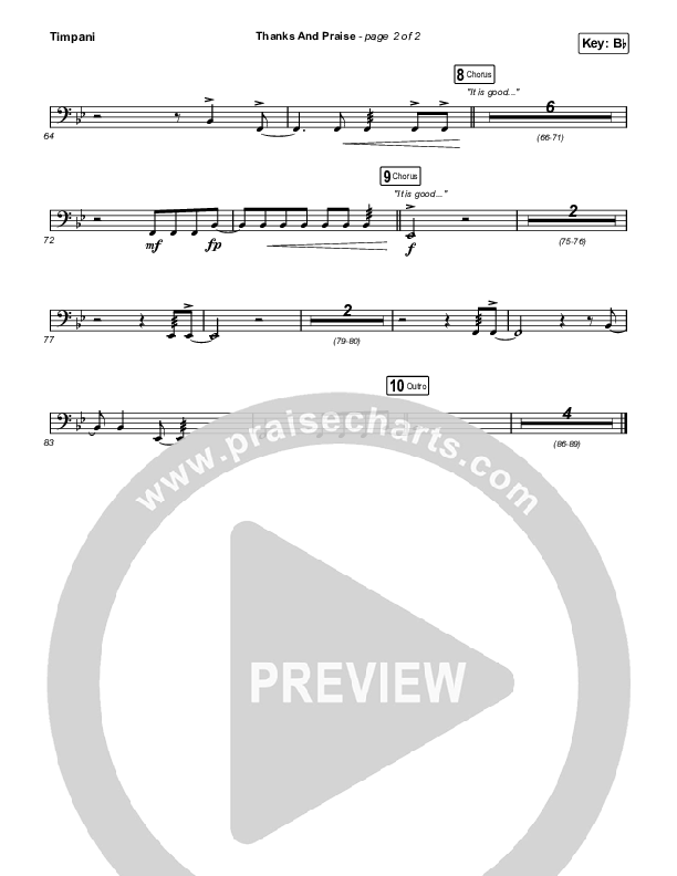 Thanks And Praise (Live) Timpani (Songs From The Soil / Lucy Grimble / Philippa Hanna / Rich DiCas)