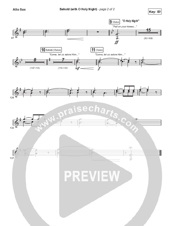 Behold (with O Holy Night) (A Christmas Moment) (Choral/SATB) Sax Pack (Travis Cottrell / Debbie Low / Orch. Mason Brown)