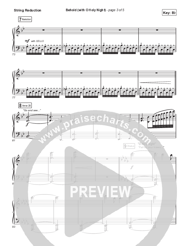 Behold (with O Holy Night) (A Christmas Moment) String Reduction (Travis Cottrell / Orch. Mason Brown / Debbie Low)