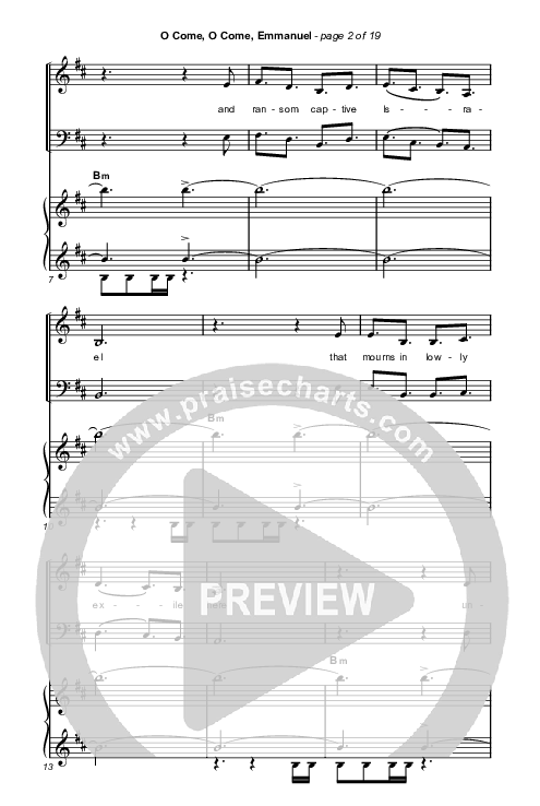 O Come O Come Emmanuel (with Even So Come) (Choral/SATB) Octavo (SATB & Pno) (Cheryl Stark / Arr. Travis Cottrell / Orch. Mason Brown)