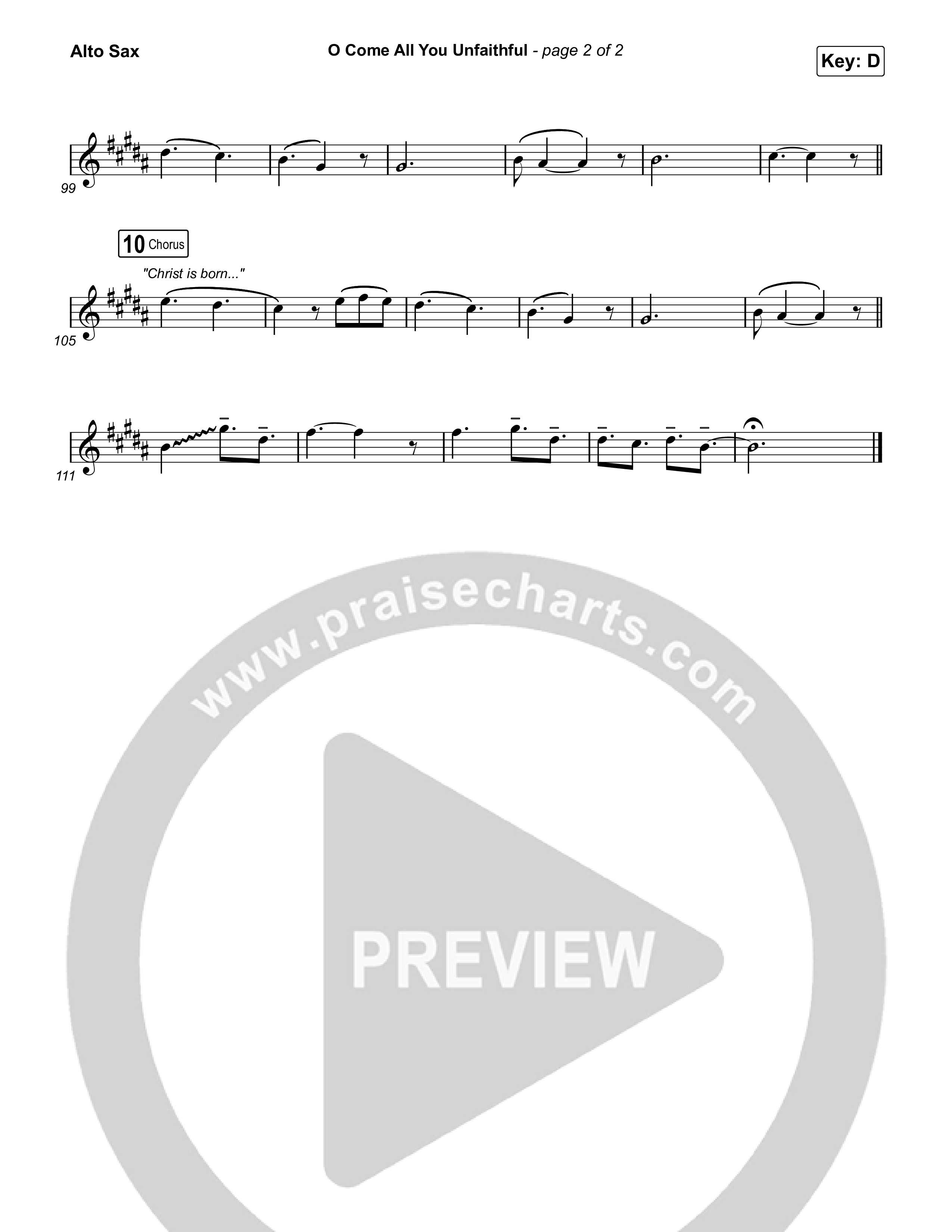 O Come All You Unfaithful Sax Pack (Brooke Voland / Arr. Travis Cottrell / Orch. Mason Brown)