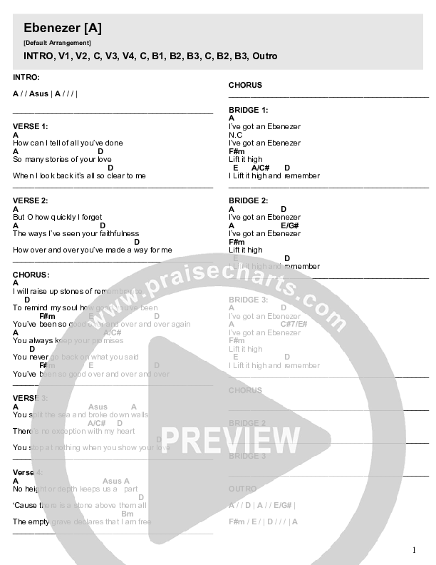 Ebenezer Chord Chart (New City Collective)