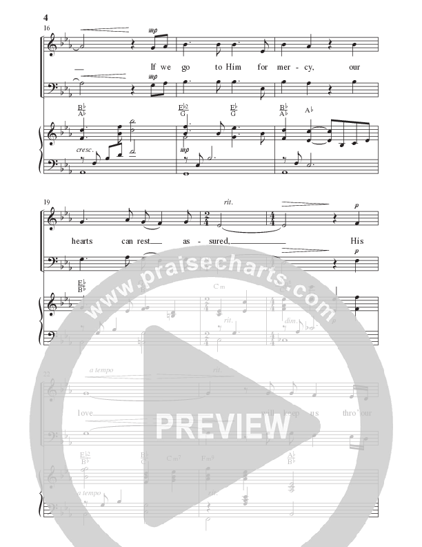 His Grace Is Greater (Choral Anthem SATB) Anthem (SATB/Piano) (Lillenas Choral / Arr. Phil Nitz)