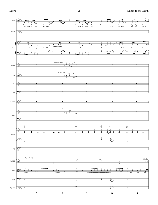 Knees to the Earth with Be Glorified in Me (Choral Anthem SATB) Conductor's Score (Lillenas Choral / Arr. Gary Rhodes)