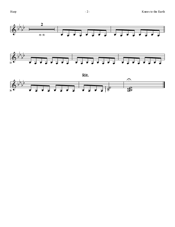 Knees to the Earth with Be Glorified in Me (Choral Anthem SATB) Harp (Lillenas Choral / Arr. Gary Rhodes)