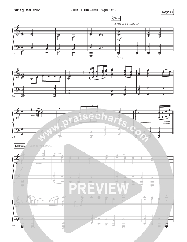 Look To The Lamb (Choral Anthem SATB) String Reduction (Bryan & Katie Torwalt / Lindy Cofer / Jesus Culture / Arr. Phil Nitz)