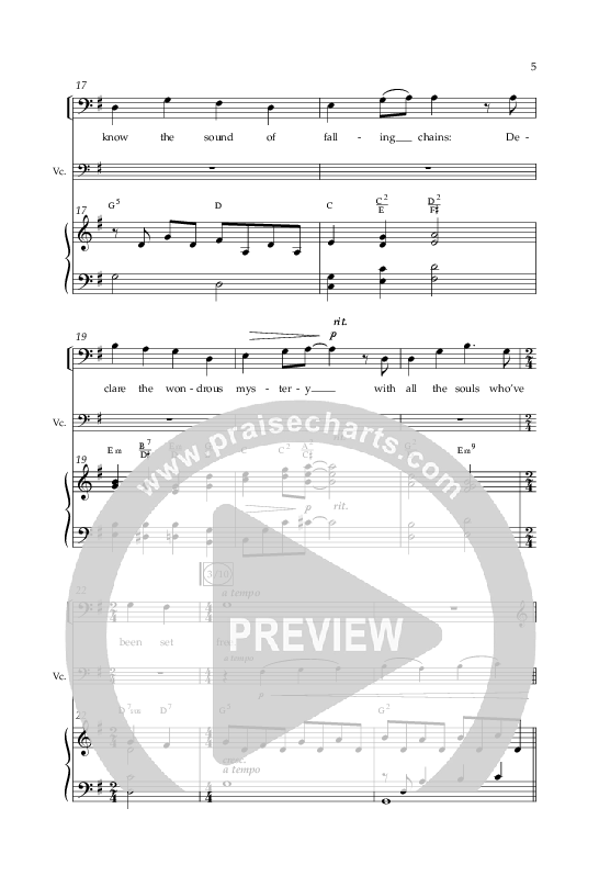 All The Souls Who've Been Set Free (Choral Anthem SATB) Anthem (SATB/Piano) (Lifeway Choral / Arr. Phillip Keveren)