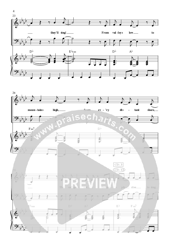 Praise Him (Choral Anthem SATB) Anthem (SATB/Piano) (Lillenas Choral / Arr. Daniel Semsen)
