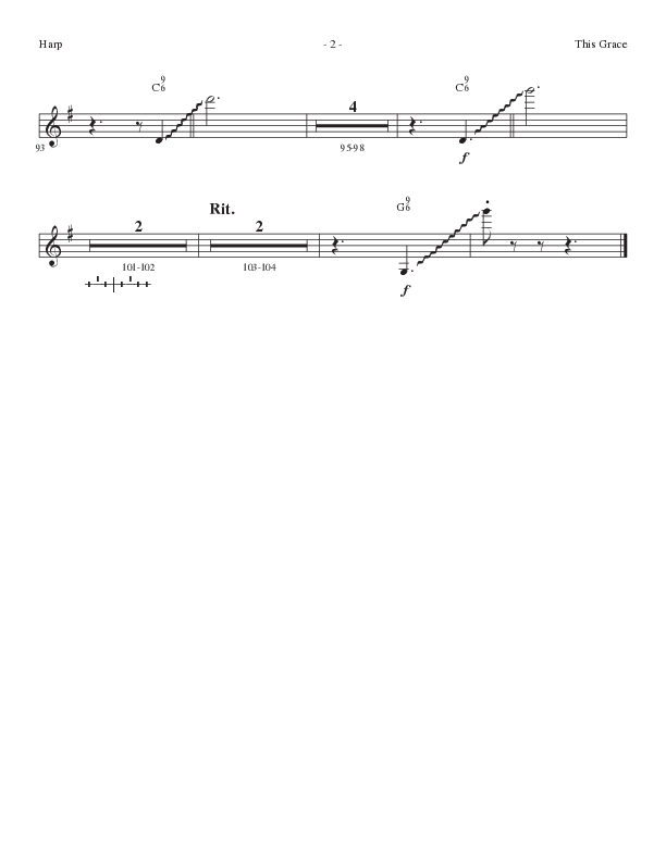 This Grace (Choral Anthem SATB) Harp (Lillenas Choral / Arr. Phil Nitz)