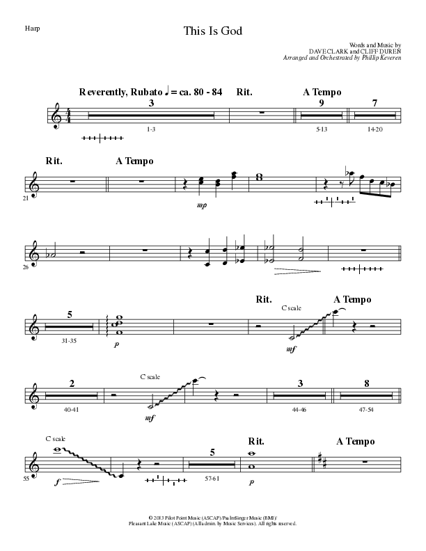 This Is God (Choral Anthem SATB) Harp (Lillenas Choral / Arr. Phillip Keveren)