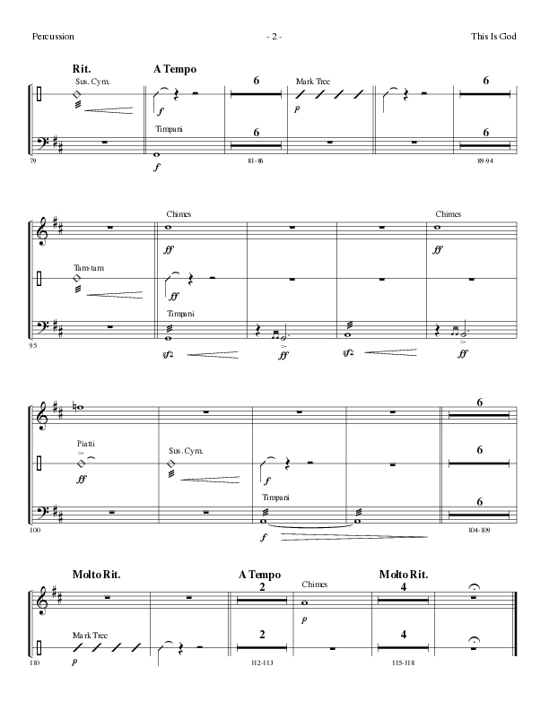 This Is God (Choral Anthem SATB) Percussion (Lillenas Choral / Arr. Phillip Keveren)