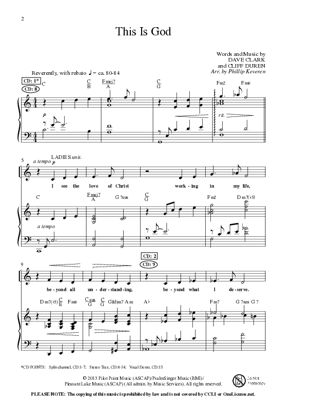 This Is God (Choral Anthem SATB) Anthem (SATB/Piano) (Lillenas Choral / Arr. Phillip Keveren)