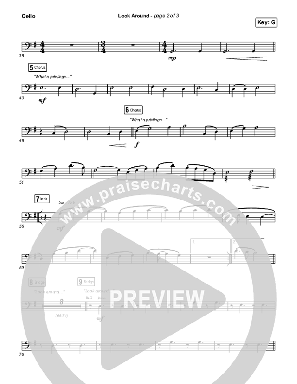 Look Around Cello (Housefires / Cecily)