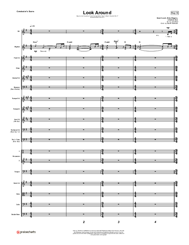Look Around Conductor's Score (Housefires / Cecily)