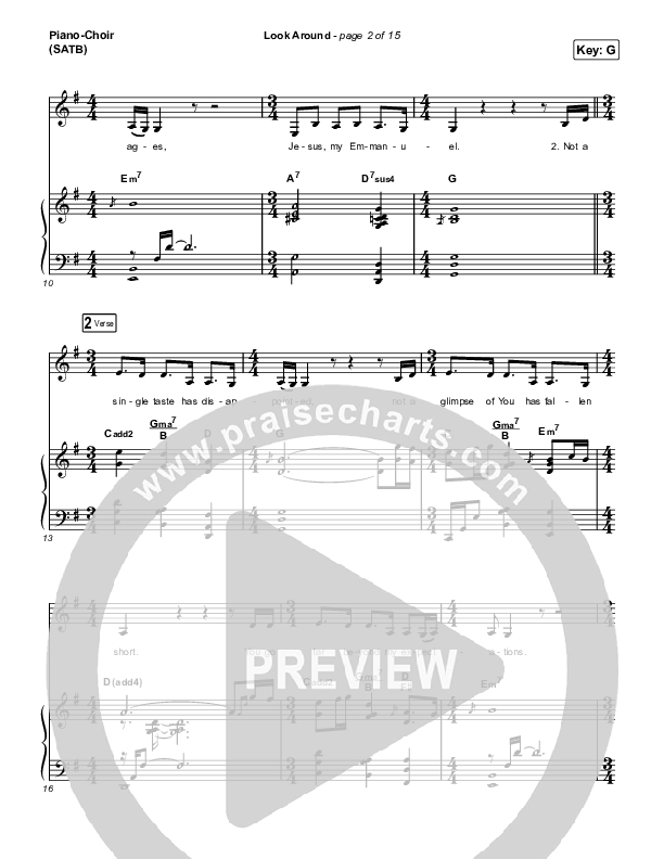 Look Around Piano/Vocal Pack (Housefires / Cecily)