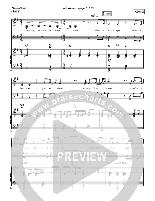 Look Around Piano/Vocal Pack (Housefires / Cecily)