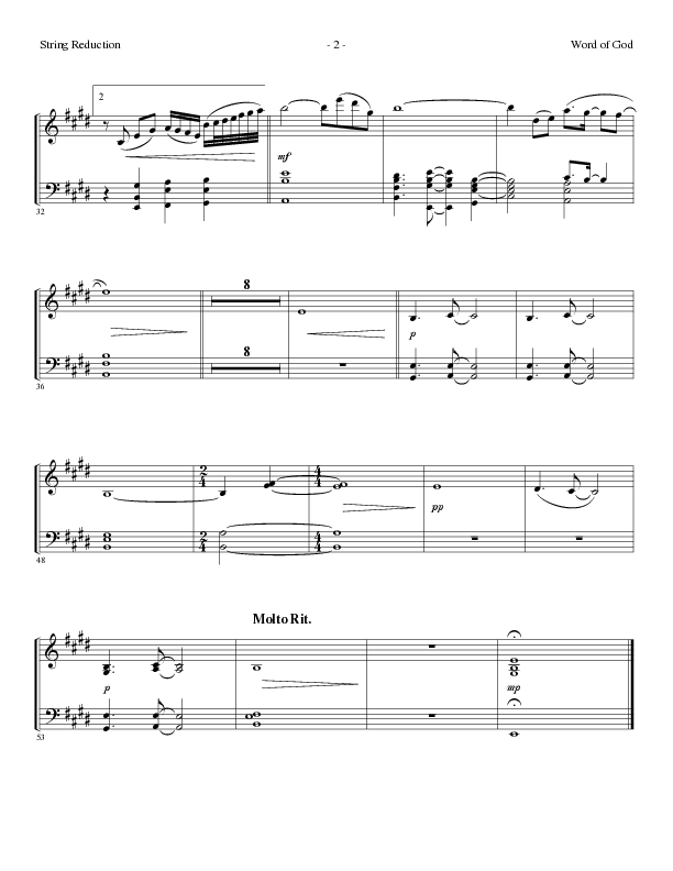 Word of God (Choral Anthem SATB) String Reduction (Lillenas Choral / Arr. Geron Davis / Arr. Bradley Knight)