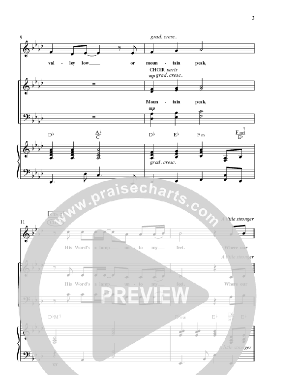 Where Our God Leads (Choral Anthem SATB) Anthem (SATB/Piano) (Lillenas Choral / Arr. David Clydesdale)