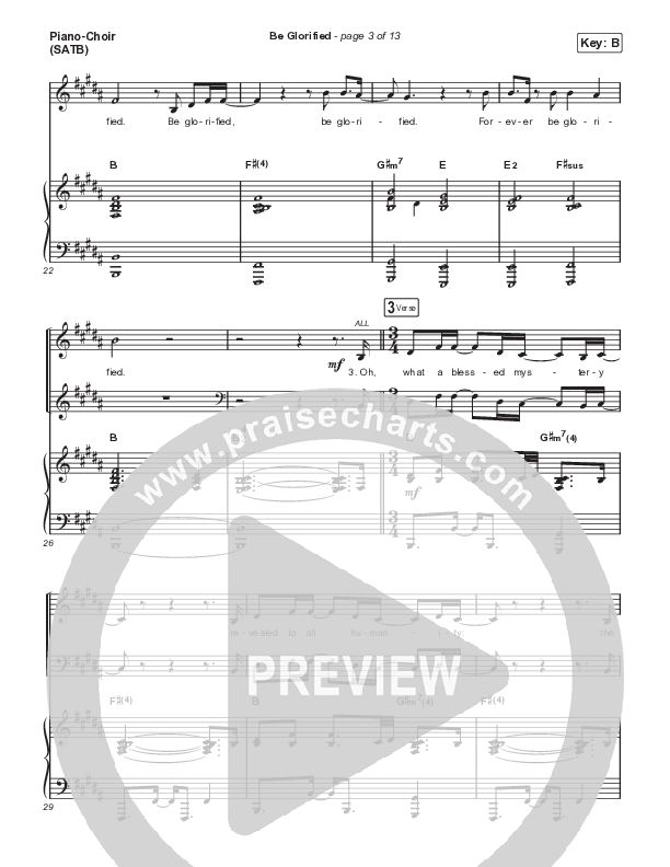 Be Glorified Piano/Vocal (SATB) (Lindy Cofer / Circuit Rider Music)