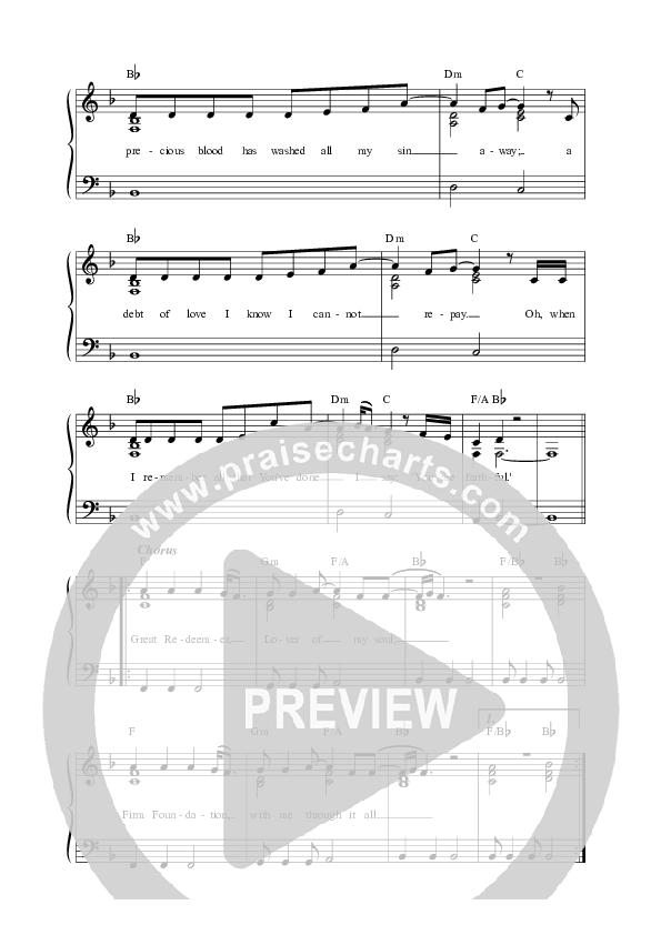 Great Redeemer (Live) Lead Sheet Melody (Songs From The Soil / Sophia Rebekah Mitchell / Steph Macleod)