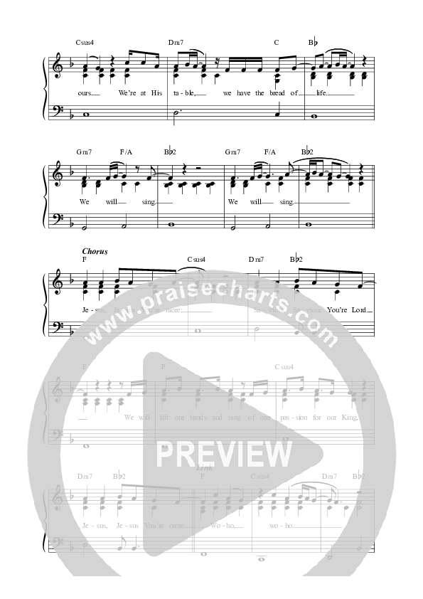 Jesus You're More (Live) Lead Sheet Melody (Songs From The Soil / Sophia Rebekah Mitchell / Steph Macleod)