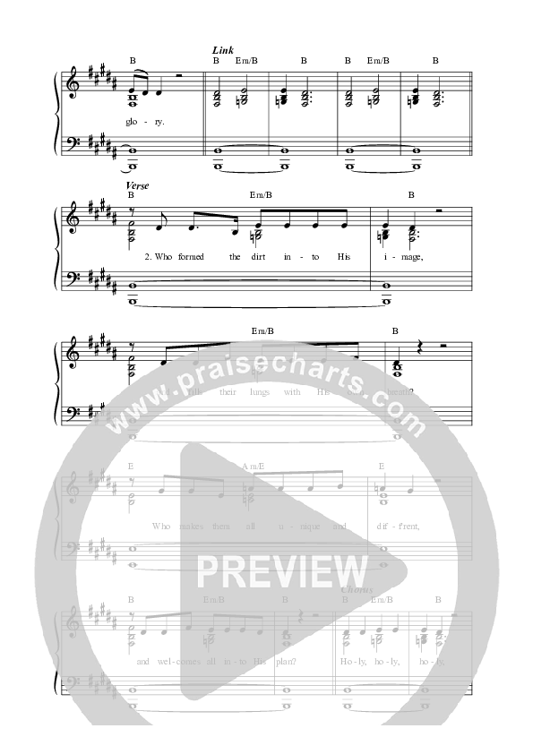 Holy Hallelujah (Live) Lead Sheet Melody (REVERE / Carrington Gaines / Becca Folkes)