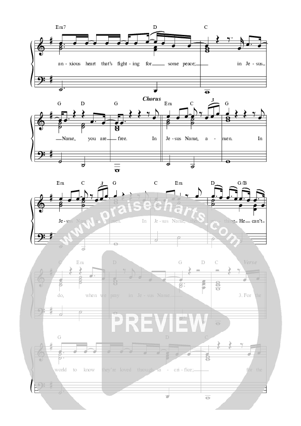 When We Pray (Acoustic) Lead Sheet Melody (Citizens)