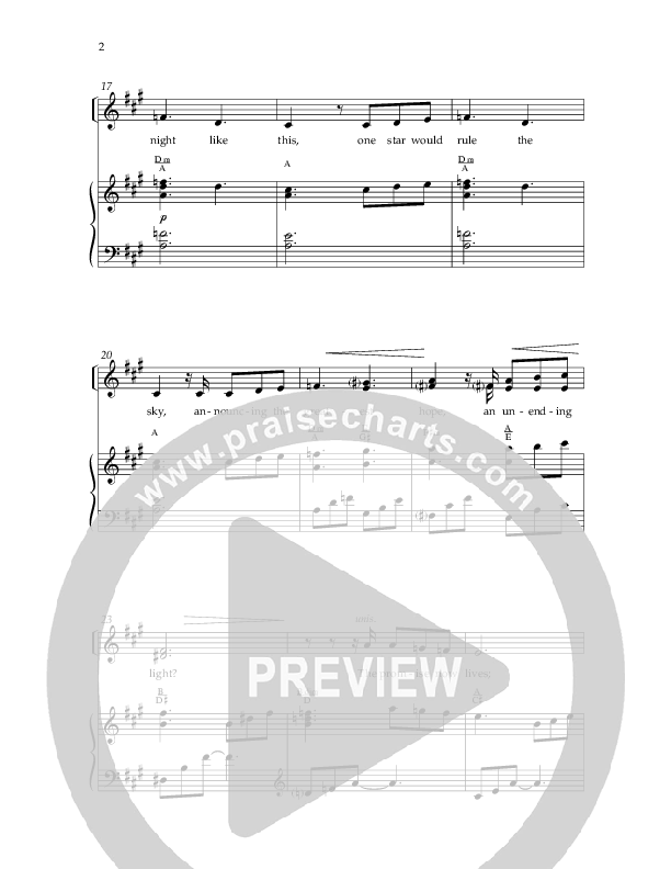 A Night Like This (Choral Anthem SATB) Anthem (SATB/Piano) (Lifeway Choral / Arr. Daniel Semsen)