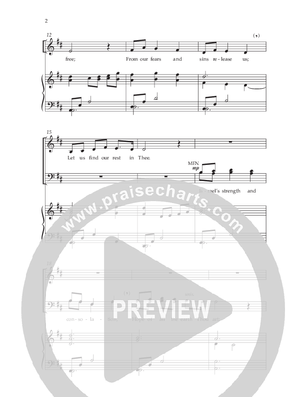 Advent Hymn (Choral Anthem SATB) Anthem (SATB/Piano) (Lifeway Choral / Arr. Randy Smith)
