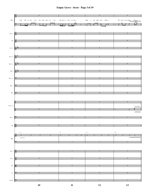 Empty Grave (Choral Anthem SATB) Orchestration (Word Music Choral / Arr. Luke Gambill / Arr. Cliff Duren)