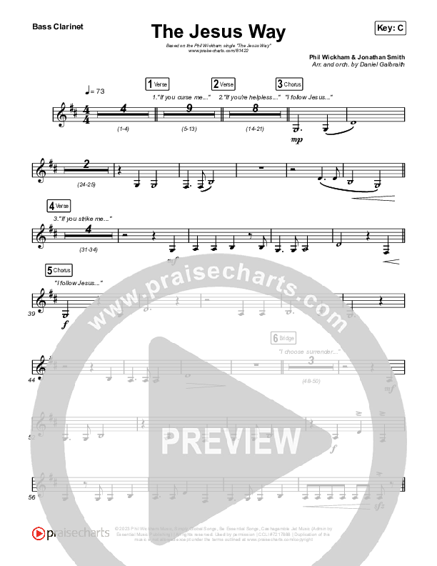 The Jesus Way Bass Clarinet (Phil Wickham)