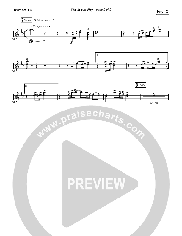 The Jesus Way Trumpet 1,2 (Phil Wickham)