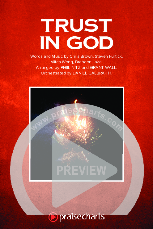 Trust In God (Unison/2-Part) Octavo Cover Sheet (Elevation Worship / Chris Brown / Arr. Phil Nitz)