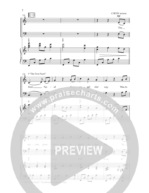 Candlelight Carol Medley (Choral Anthem SATB) Anthem (SATB/Piano) (Lifeway Choral / Arr. John Bolin)