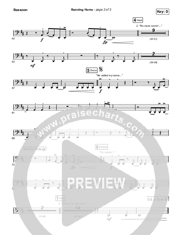 Running Home Bassoon (Cochren & Co)