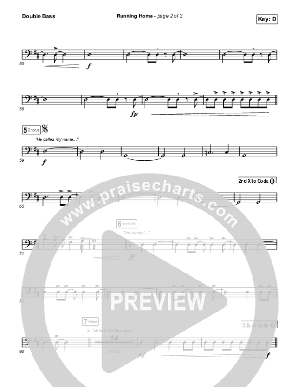 Running Home String Bass (Cochren & Co)